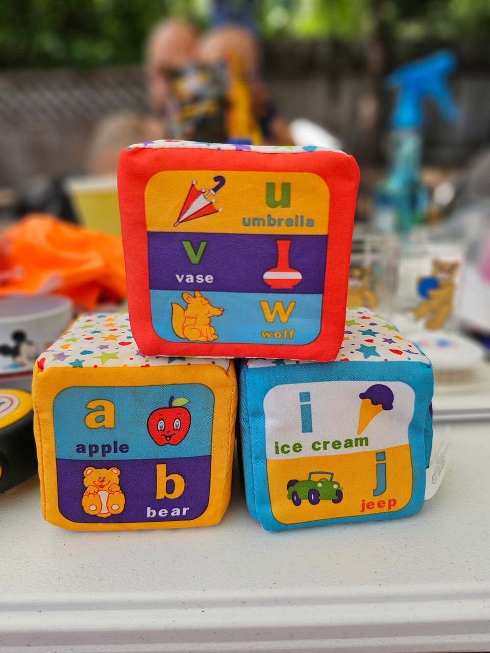 Jolly USA Alphabet Soft Baby Blocks